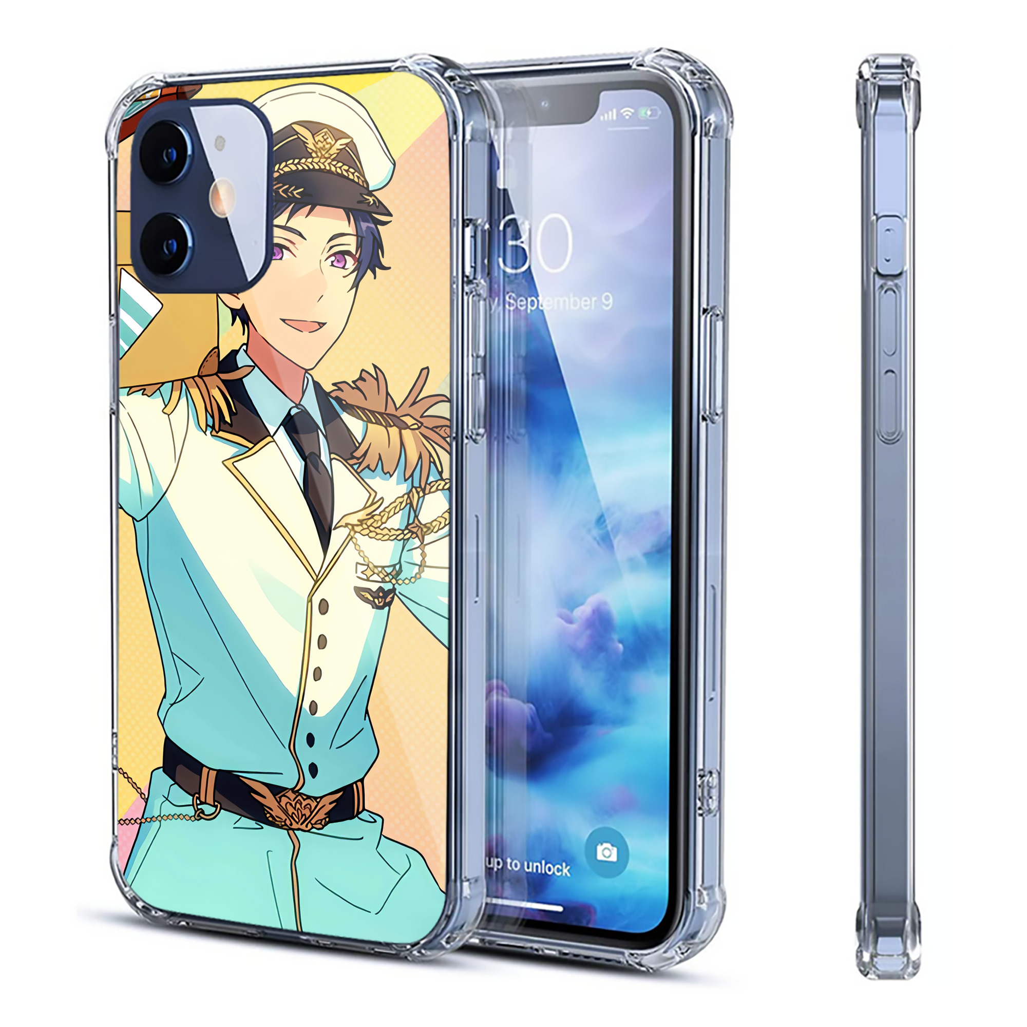 （画像用） あんさんぶるスターズ! Ensemble Stars 【iPhone 12シリーズ対応】透明スマホケース（クリアソフトケース）